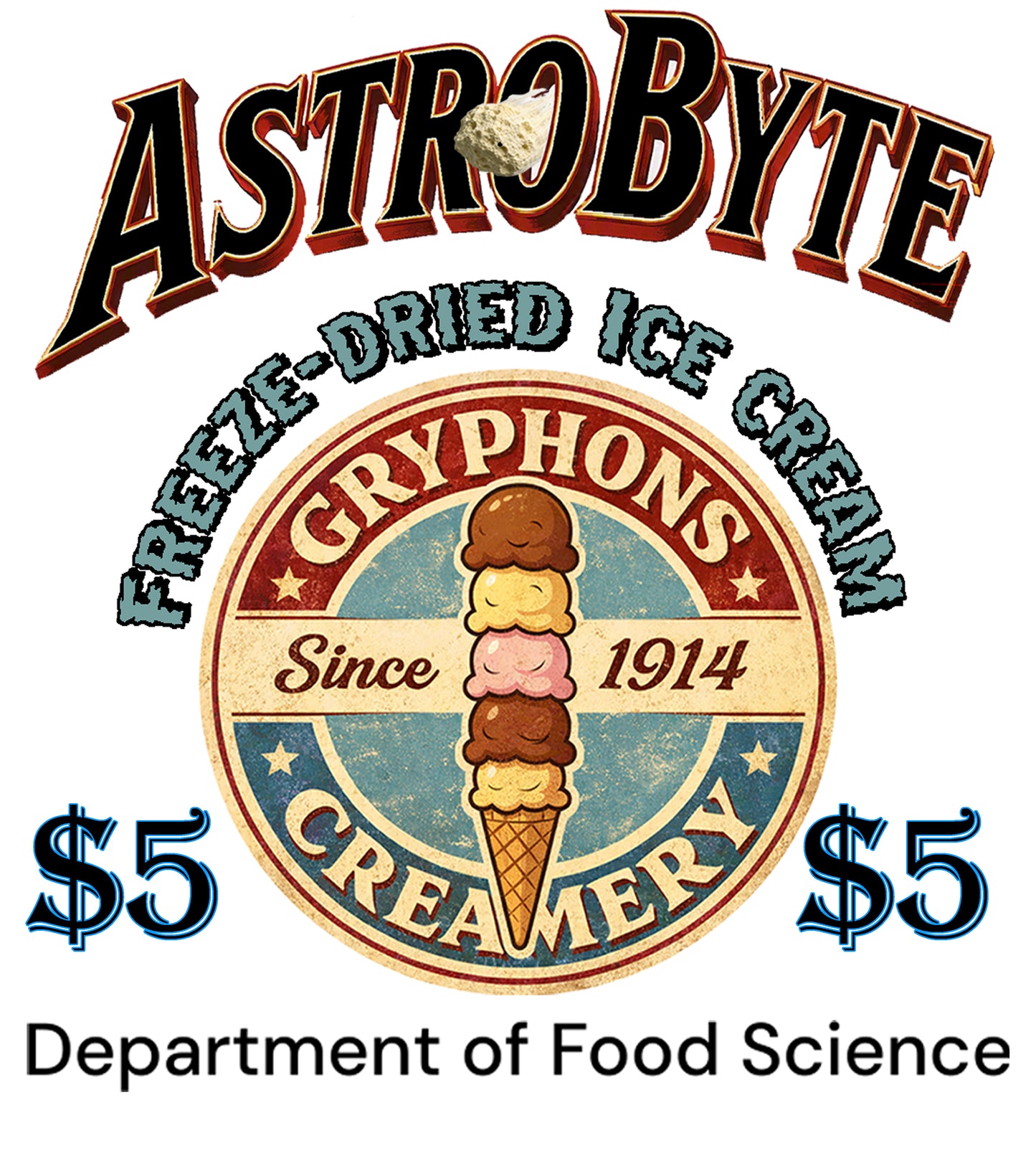 AstroByte - Freeze Dried Ice Cream Snacks 30g