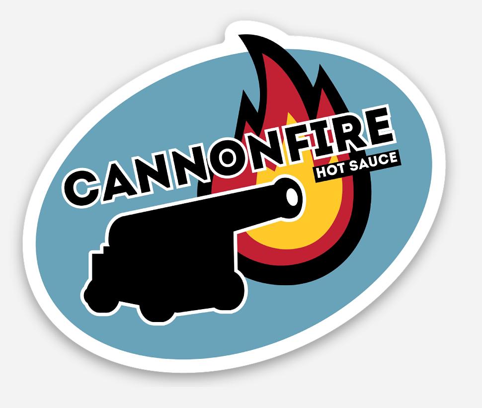 CannonFire Sticker